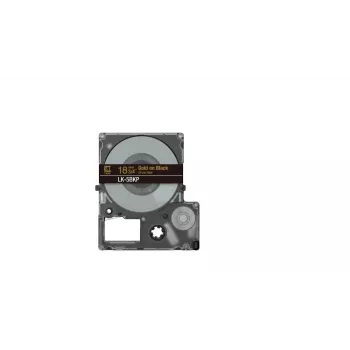 Taśma do drukarki etykiet Epson LK-5BKP Czarna Złota 1,8 cm