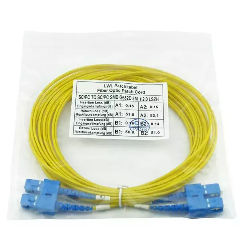 BlueOptics CAB-SMF-SC-SC-3-BO kabel światłowodowy InfiniBand 3 m złącze SC