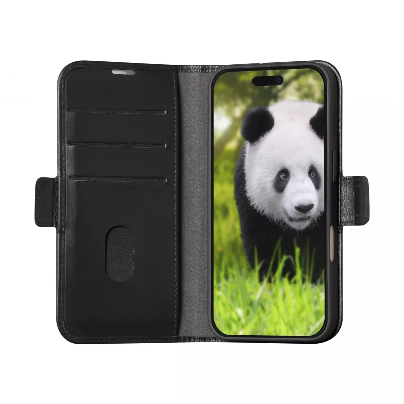 Etui z klapką dbramante1928 iPhone 16 Pro Czarny 3 kieszenie na karty