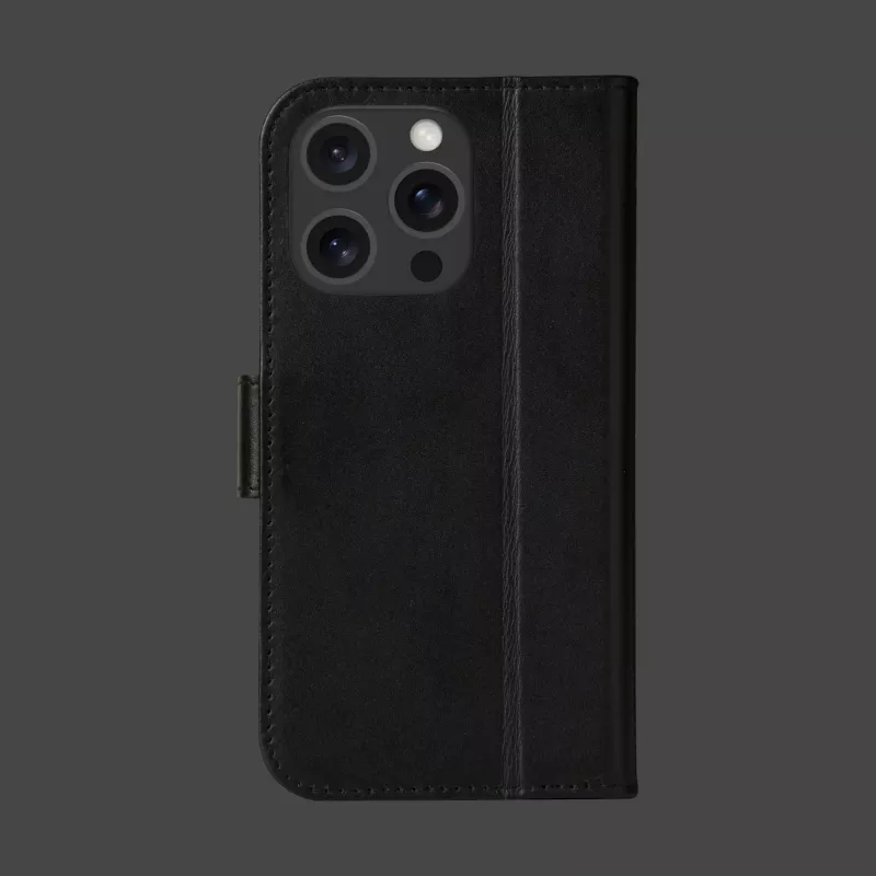 Etui z klapką dbramante1928 iPhone 16 Pro Czarny 3 kieszenie na karty