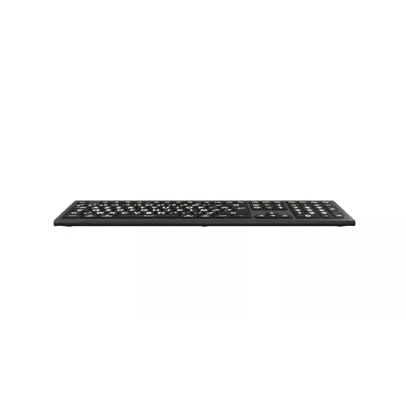 Logickeyboard USB AZERTY Francuska klawiatura LKB-LPWB-A2M-FR przewodowa nożycowe przełączniki