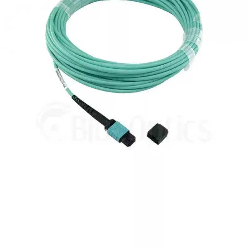 Kabel światłowodowy BlueOptics CBL-NTWK-0892-OPF30L-BO MPO OM3 3 m cyjan
