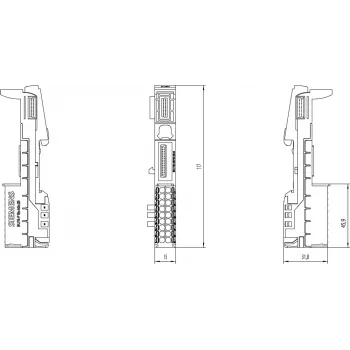Zaciski elektryczne Siemens 6ES7193-6BP00-0BA0