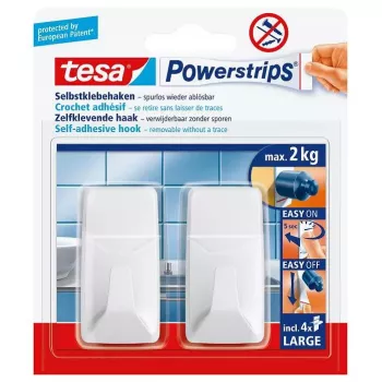 Wieszak na ręczniki TESA Powerstrips Indoor 58272-00000-00 Biały
