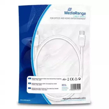 Kabel połączeniowy MediaRange MRCS162 1,5 m biały