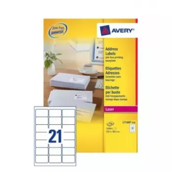 Samoprzylepne etykiety Avery L7160-250