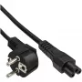 Kabel zasilający InLine B-16657D Czarny 2 m Wtyczka zasilająca typu F IEC C5