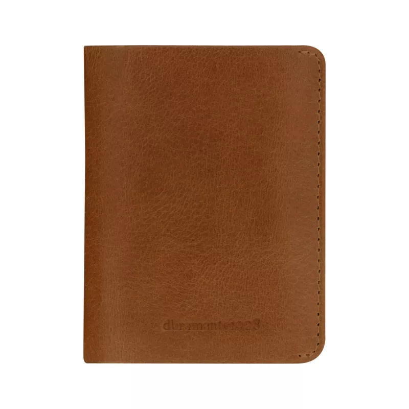 Portfel / etui na karty / organizer na dokumenty podróżne d bramante BIATGT001679 Brązowa skóra