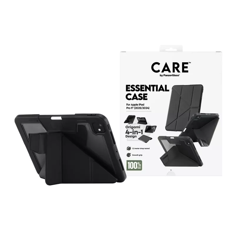 Etui PanzerGlass CARE by ® TPU Essential Case czarne iPad Pro 11 cali (2024-2025)