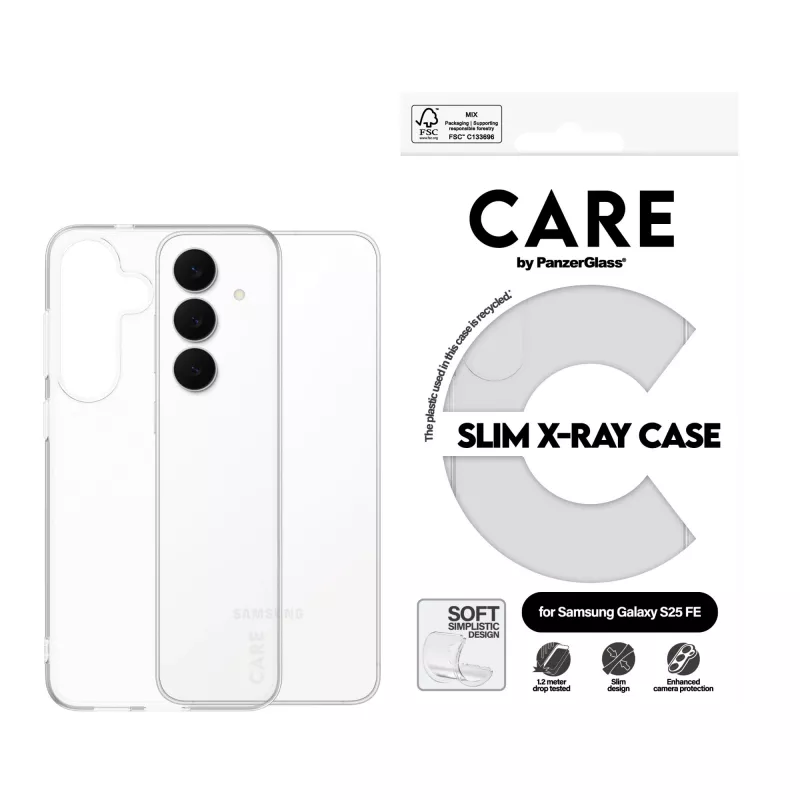 PanzerGlass CARE™ by ® X-Ray etui Samsung Galaxy S25 FE 5G