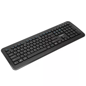 Targus AKM610ES klawiatura W zestawie mysz Uniwersalny RF Wireless Hiszpański Czarny