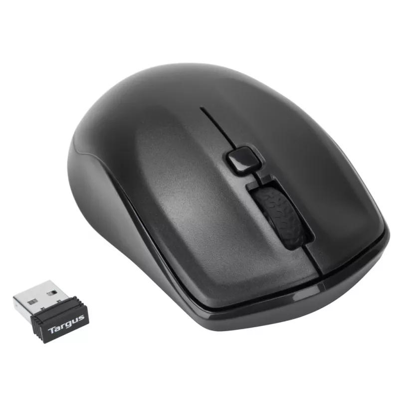 Targus AKM610ES klawiatura W zestawie mysz Uniwersalny RF Wireless Hiszpański Czarny