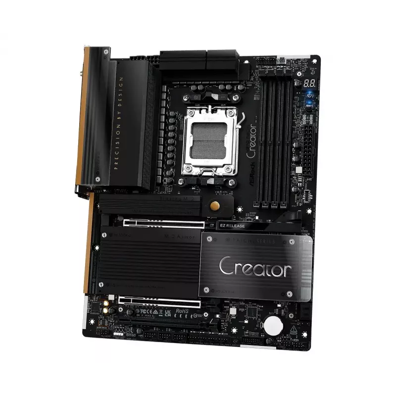 Płyta główna ASRock X870 Taichi Creator ATX — AMD X870, Socket AM5, DDR5, 4 DIMM, 256 GB, 10Gb Ethernet, Wi‑Fi 7