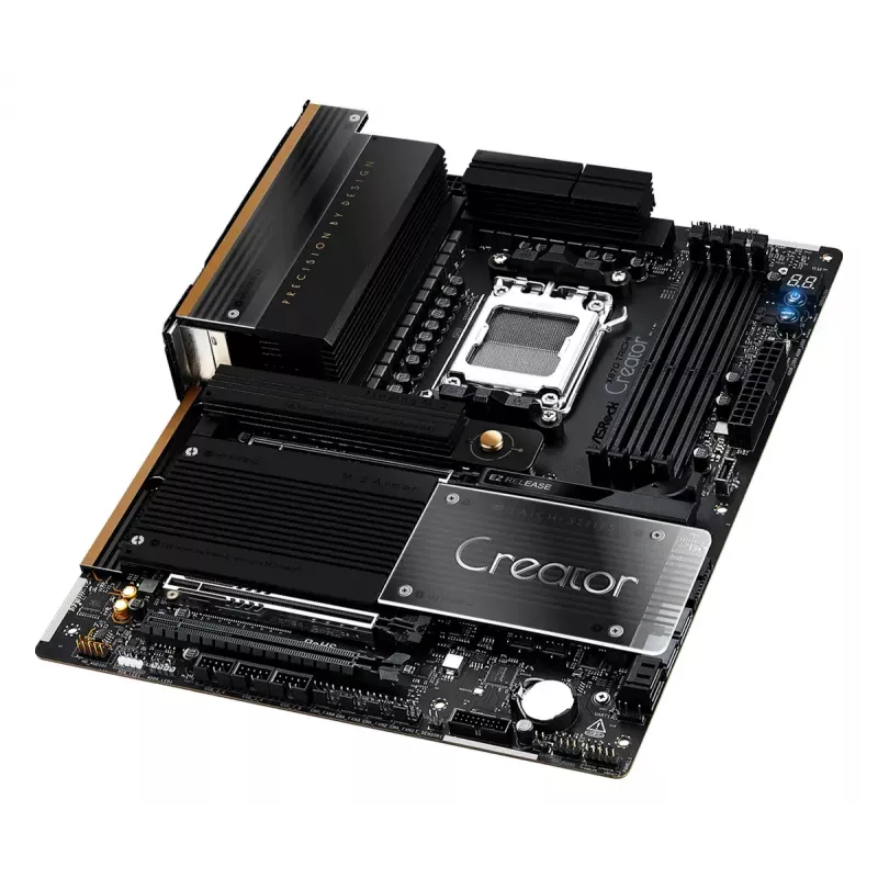 Płyta główna ASRock X870 Taichi Creator ATX — AMD X870, Socket AM5, DDR5, 4 DIMM, 256 GB, 10Gb Ethernet, Wi‑Fi 7