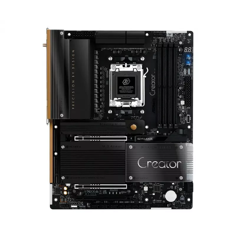 Płyta główna ASRock X870 Taichi Creator ATX — AMD X870, Socket AM5, DDR5, 4 DIMM, 256 GB, 10Gb Ethernet, Wi‑Fi 7