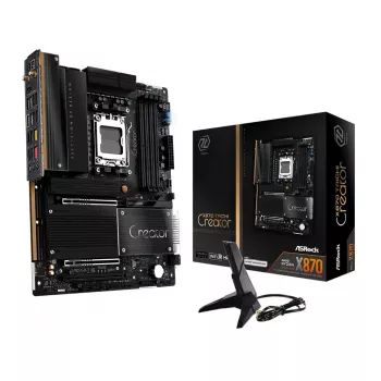Płyta główna ASRock X870 Taichi Creator ATX — AMD X870, Socket AM5, DDR5, 4 DIMM, 256 GB, 10Gb Ethernet, Wi‑Fi 7