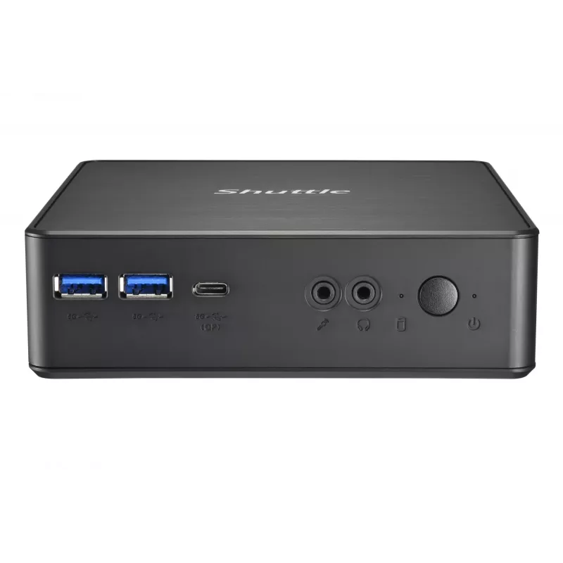 Shuttle Nano PC NC4010BAV2, Intel Celeron 7305, 8GB DDR4, 128GB M.2, 1x HDMI, 1x DP, 7x USB, 1x LAN, w zestawie VESA i podstawa