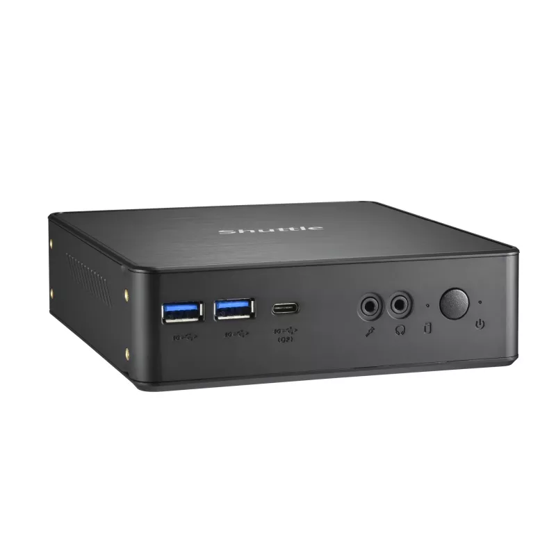 Shuttle Nano PC NC4010BAV2, Intel Celeron 7305, 8GB DDR4, 128GB M.2, 1x HDMI, 1x DP, 7x USB, 1x LAN, w zestawie VESA i podstawa