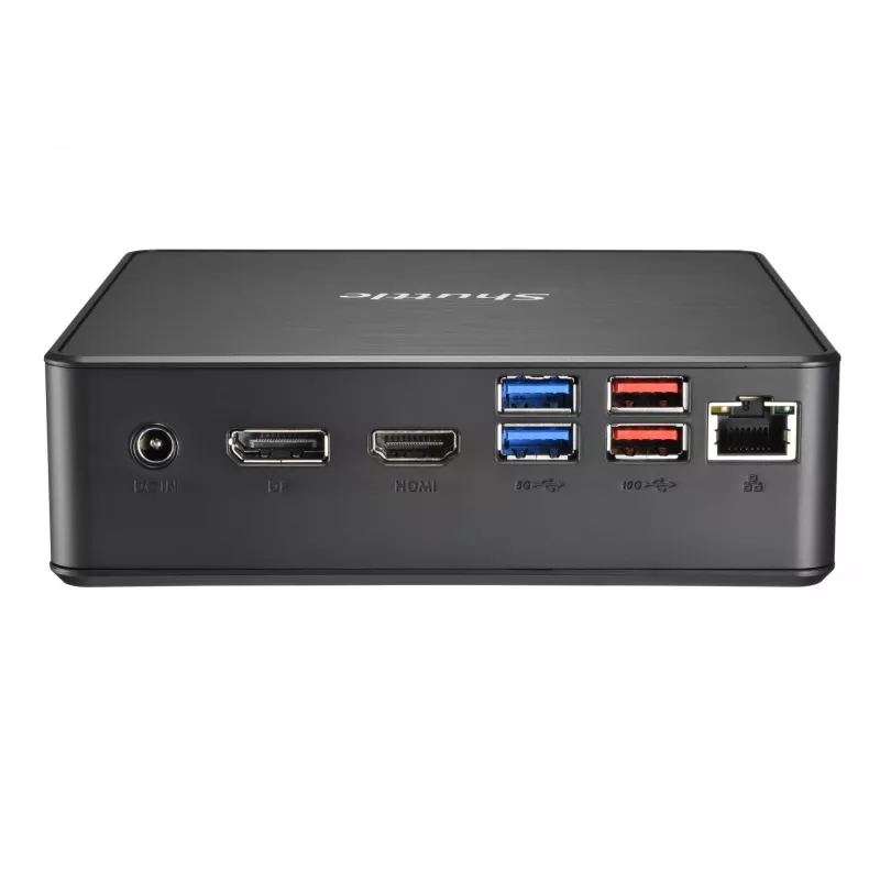 Shuttle Nano PC NC4010BAV2, Intel Celeron 7305, 8GB DDR4, 128GB M.2, 1x HDMI, 1x DP, 7x USB, 1x LAN, w zestawie VESA i podstawa