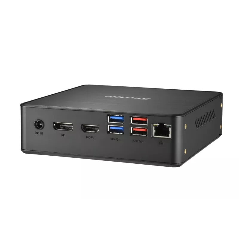 Shuttle Nano PC NC4010BAV2, Intel Celeron 7305, 8GB DDR4, 128GB M.2, 1x HDMI, 1x DP, 7x USB, 1x LAN, w zestawie VESA i podstawa