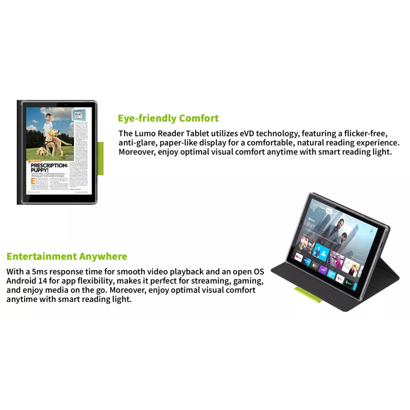 Hannspree Lumo 7.8 Reader Tablet 64 GB 19.8 cm (7.8 inch) Android Czarny