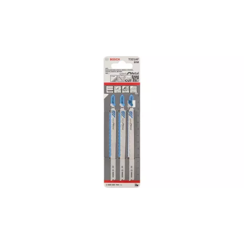 Brzeszczot do wyrzynarki Bosch T 321 AF Speed for Metal Bimetal 13,2 cm
