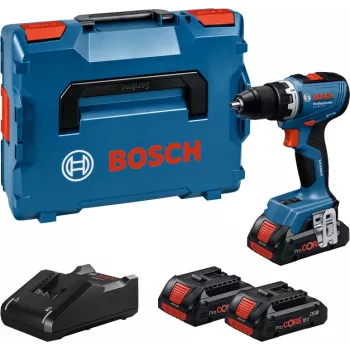 Bosch GSR 18V-65 Professional 2100 obr./min Kluczyk 1,06 kg Czarny, Niebieski