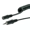 Kabel audio Schwaiger KHA4035 3 m 3,5 mm żeński na żeński czarny