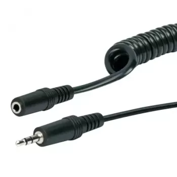 Kabel audio Schwaiger KHA4035 3 m 3,5 mm żeński na żeński czarny