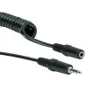 Kabel audio Schwaiger KHA4035 3 m 3,5 mm żeński na żeński czarny