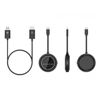 Conceptronic ATHERIC01B Bezprzewodowy zestaw do wyświetlania USB-C na HDMI 1080P