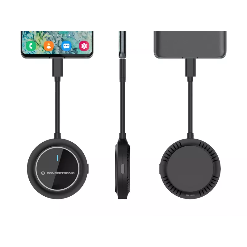 Conceptronic ATHERIC01B Bezprzewodowy zestaw do wyświetlania USB-C na HDMI 1080P