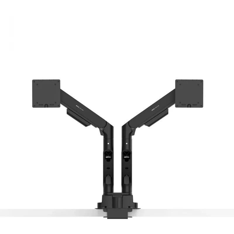 Ramię monitora BenQ BDH01 Dual z regulowaną wysokością, czarne, kompatybilne z VESA