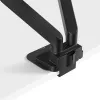 Ramię monitora BenQ BDH01 Dual z regulowaną wysokością, czarne, kompatybilne z VESA