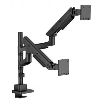 ICY BOX IB-MS702-T uchwyt / stojak do monitora 144,8 cm (57 cali) Biurko Czarny