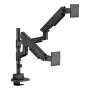 ICY BOX IB-MS702-T uchwyt / stojak do monitora 144,8 cm (57 cali) Biurko Czarny