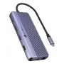 ICY BOX IB-DK4062-CPD przewodowa stacja dokująca USB 3.2 Gen 1 (3.1 Gen 1) Type-C antracyt