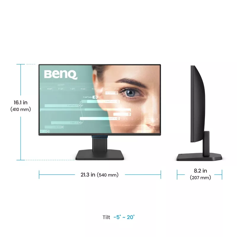 Monitor komputerowy BenQ GW2490C 23,8 cala (60,5 cm) Full HD 1920×1080 5 ms 178° VESA Czarny z głośnikami