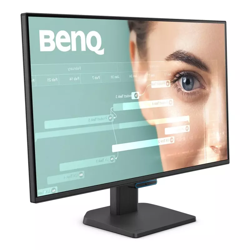 Monitor BenQ 27 cali 1080p FHD Eye-Care — 27 cali (68,6 cm), 1920×1080, 5 ms, IPS/LCD, matowy, 16:9, 178°/178°, wbudowane głośniki, VESA, czarny