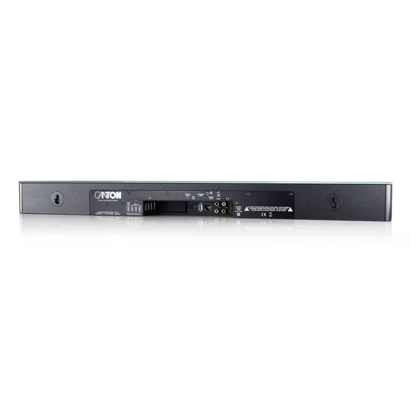 Soundbar CANTON Sound M Czarny 2.1 kanały 300 W, DTS/Dolby, wyświetlacz LED, przewodowy i bezprzewodowy