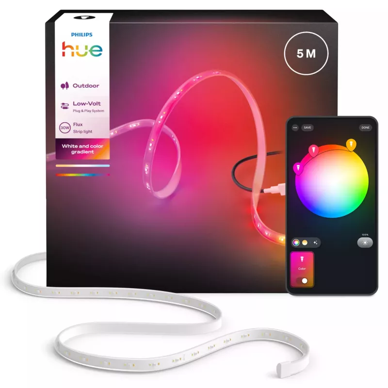 Inteligentny pasek świetlny Philips — Bluetooth/Zigbee 30 W 5 m biały