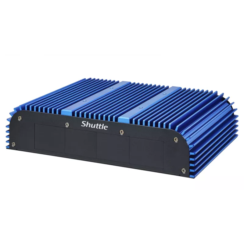 Shuttle BPCAL02-i5 przemysłowy Box-PC, Core i5-1235U, 2x SO-DIMM, 2x LAN, 1x COM, 1x HDMI, 4x USB, bez wentylatora, praca ciągła 24/7