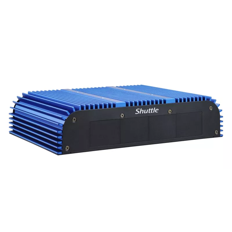 Shuttle BPCAL02-i5 przemysłowy Box-PC, Core i5-1235U, 2x SO-DIMM, 2x LAN, 1x COM, 1x HDMI, 4x USB, bez wentylatora, praca ciągła 24/7