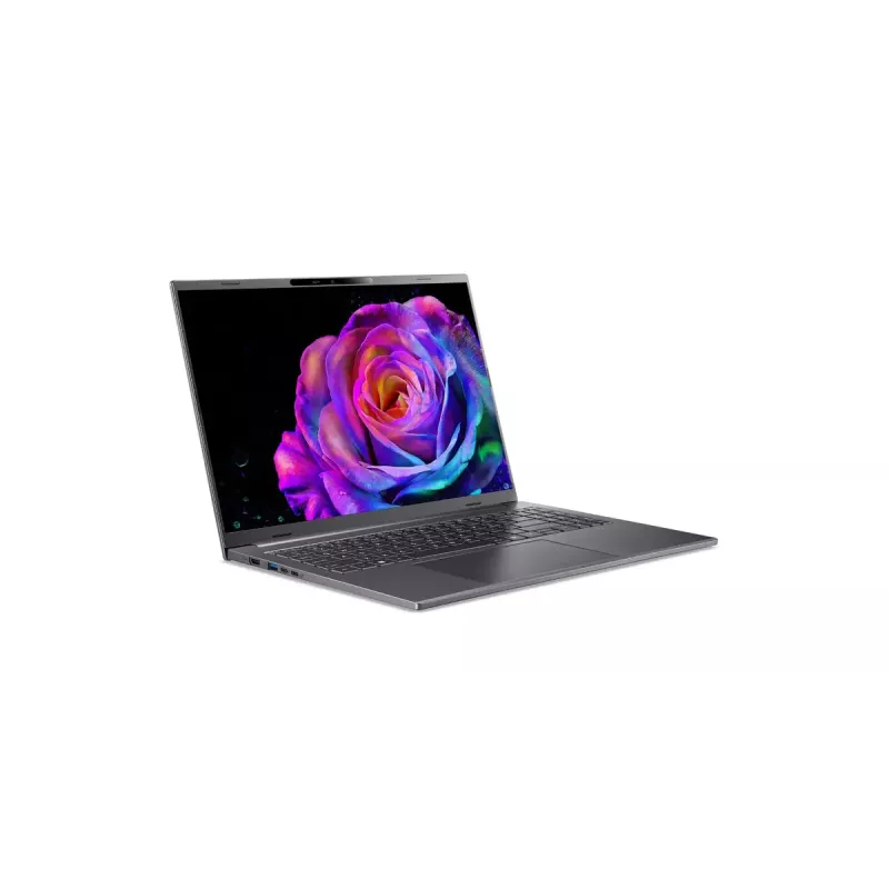 Laptop Acer Aspire 16 AI A16-61M-R473 — 16-calowy wyświetlacz WUXGA+, AMD Ryzen AI 5 330 3,4 GHz, 16 GB LPDDR5x, 512 GB SSD, Windows 11 Home, Szary