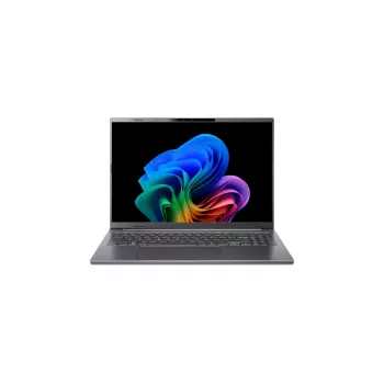 Laptop Acer Aspire 16 AI A16-61M-R473 — 16-calowy wyświetlacz WUXGA+, AMD Ryzen AI 5 330 3,4 GHz, 16 GB LPDDR5x, 512 GB SSD, Windows 11 Home, Szary