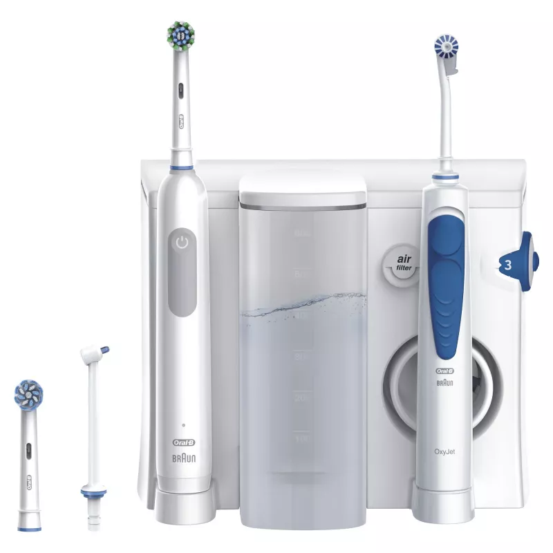 Oral-B Idropulsore Health Center dorosła szczoteczka rotacyjno-oscylacyjna niebieska, biała