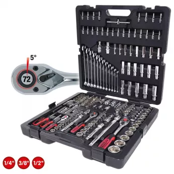 Zestaw nasadek KS Tools 918.0216 216 głowic Imperial 11,6 kg