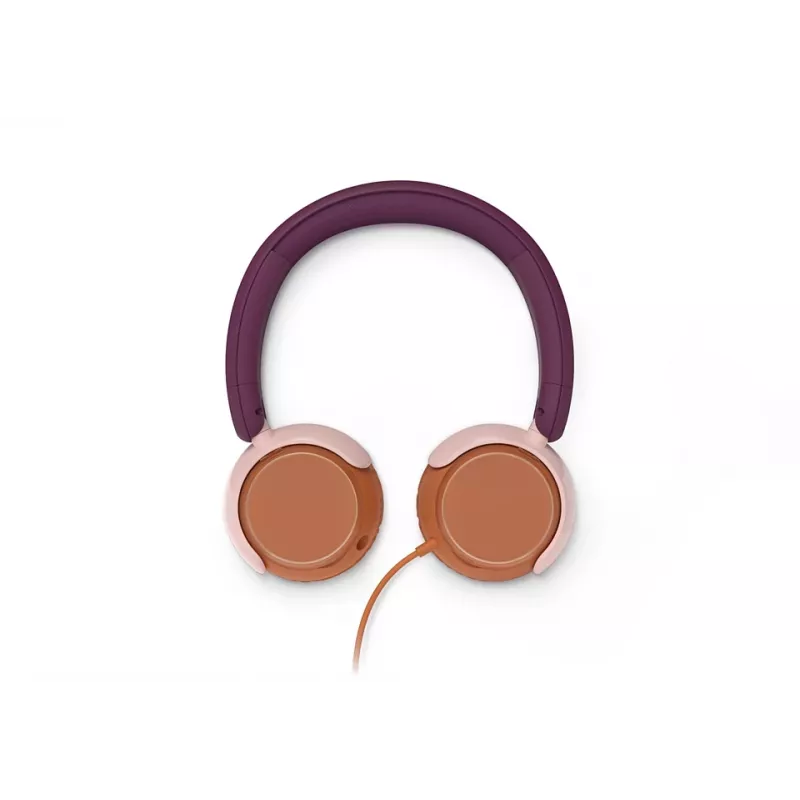 Philips 2000 series TAK2000MP/00 słuchawki/zestaw słuchawkowy Przewodowe Nagłowne Rozmowy/Muzyka USB typu C Pomarańczowy, fioletowy, różowy