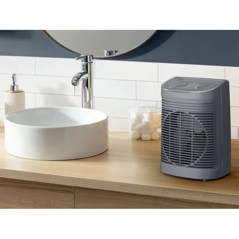 Rowenta Instant Comfort SO6511 Grzejnik elektryczny z wentylatorem, szary, 2200 W, do wnętrz