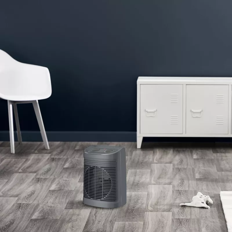 Rowenta Instant Comfort SO6511 Grzejnik elektryczny z wentylatorem, szary, 2200 W, do wnętrz